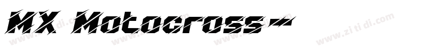 MX Motocross字体转换